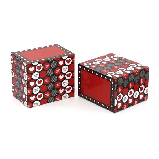 Eco-Friendly Embossed Paper Gift Box Packaging with Glossy Finish - Image 3