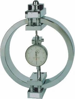 Proving Ring Force Measurement Type Compression Or Tension Application Soil/cement & Bitumen Testing Equipments Tension Ring Feature Threaded Bosses With Pulling - Image 1