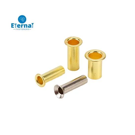 Brass Copper Zinc Plated Tubular Rivets Pipe Type Rivets Pin Rivet - Image 5