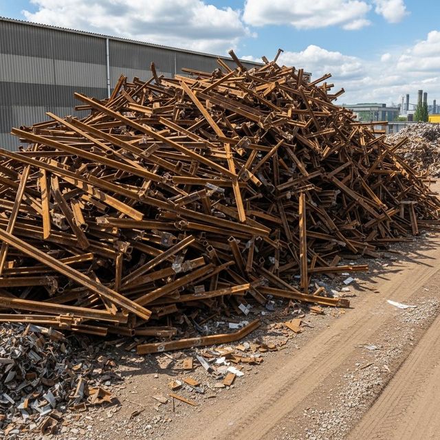 Premium Used Rail Scraps Carefully Collected Used Rail Scraps Offering High Metal Content For Global Industrial Buyers - Image 2