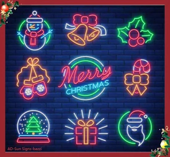 Colorful & Bright LED Neon Lights for Christmas Tree Party Decor - Image 3