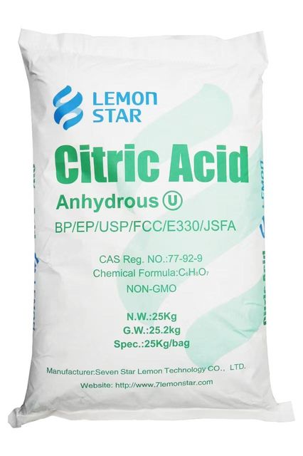 Citric Acid Anhydrous Origin China Quality Grade Food Grade Storage Temperature 30°c Or Below Packaging 25kg Paper Plastic Bags/ffs Bags, 48 - Image 1