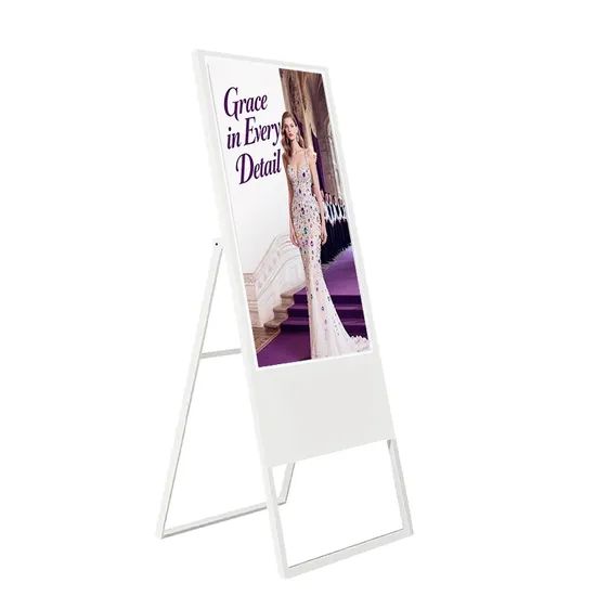 4K Android/Windows OS 43 Inch Free Stand Indoor Advertising LCD Poster Kiosk Player - Image 6