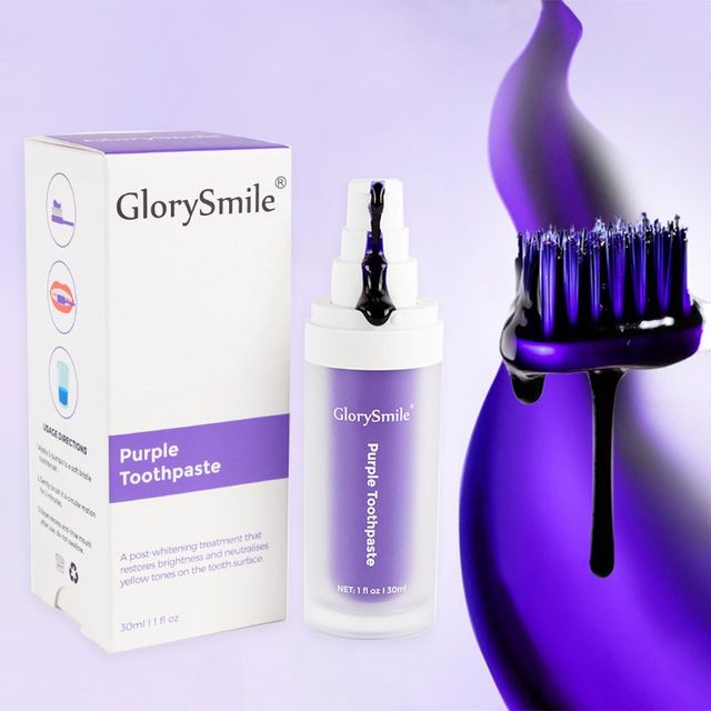 Wholesale Teeth Whitening Toothpaste 30ml Purple Teeth Whitening Toothpaste Private Label - Image 1