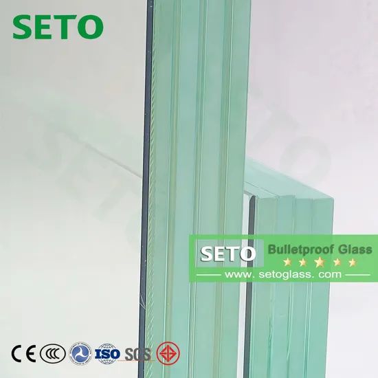 Third-Party Tested High-Transparency Custom Laminated Bulletproof Glass Multi-Layer Composite Safety Glass for Bank Jewelry Counters Partition Door Window - Image 4