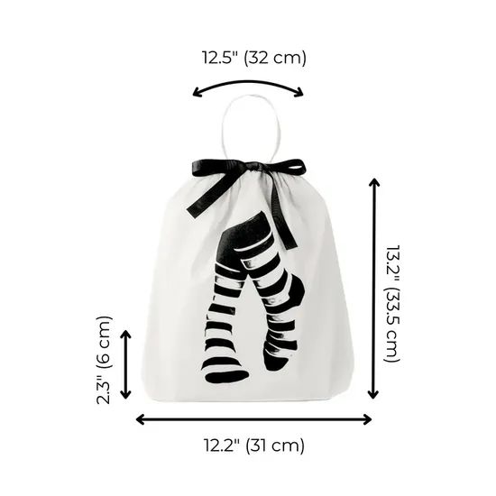 Custom Cotton Pouch Promotional Cloth Canvas Drawstring Gift Sock Short Travel Bag - Image 3