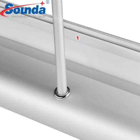 Customized Logo Printing Roll up Banner Stand Display MOQ 10PC Weight 2kg Color Silver Origin China Model NO. RS-17 Trademark - Image 6