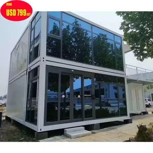 Portable Steel Structure Sandwich Panel Prefab Shipping Container Garage - Image 5
