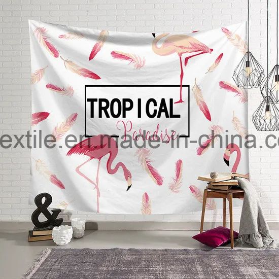Professional Factory Made Decorative Custom Digital Printed Tapestry - Image 5