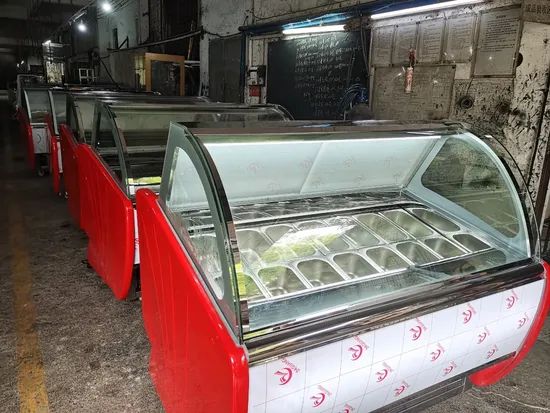 Eye-Catching Gelato Display to Boost Sales Showcase Power 835W Origin China Weight 200kg Capacity 201-250L Trademark - Image 5
