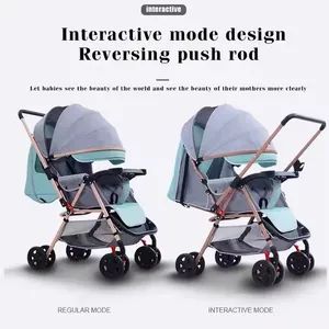 High Quality Baby Stroller Pram Super Light Can Be Foldable Baby Stroller - Image 6