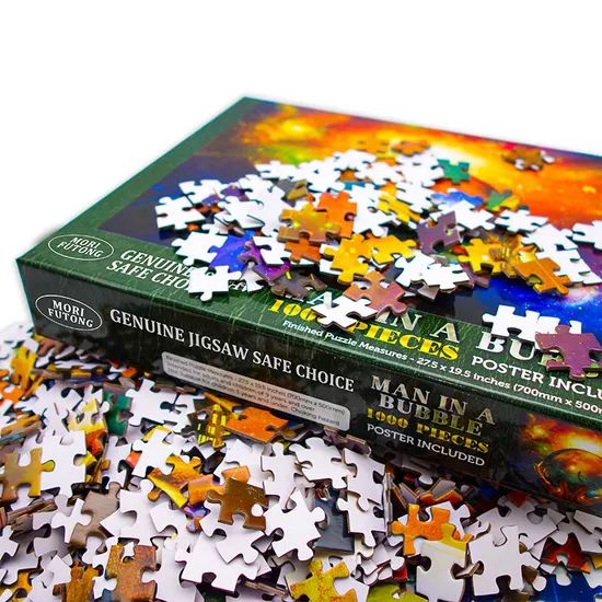 Bubble Pattern Wholesale Custom Adult Jigsaw Puzzles Manufacturer - Image 2