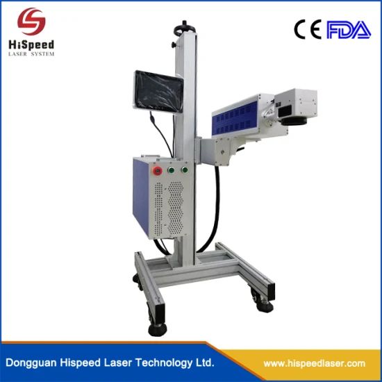 Production Line Wire Professional Factory on-Line Flying Fiber Cut CO2 Laser Marking Machine for Plastic Cheap - Image 1
