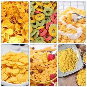 Industrial Corn Flake Extruder Automatic Small Puffing Breakfast Cereal Chip Making Machine - Image 6
