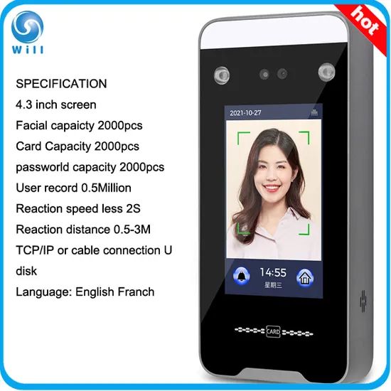 Access Control Gate Systems Face Recognition Time Attendance Access Controller - Image 3