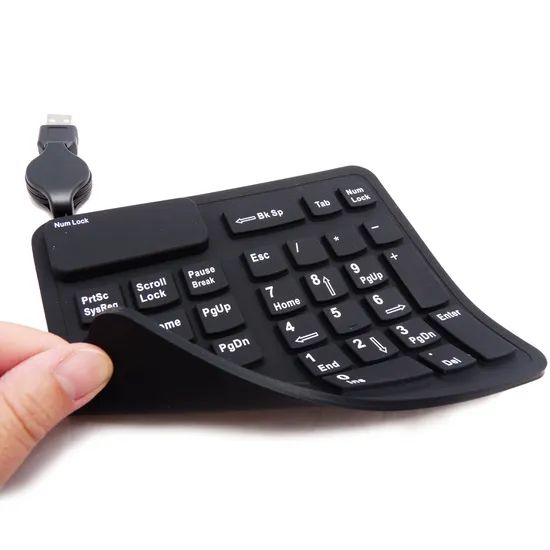 OEM Custom Made Silicone Rubber Keyboard Membrane Push Buttons Electronic Keyboard - Image 5