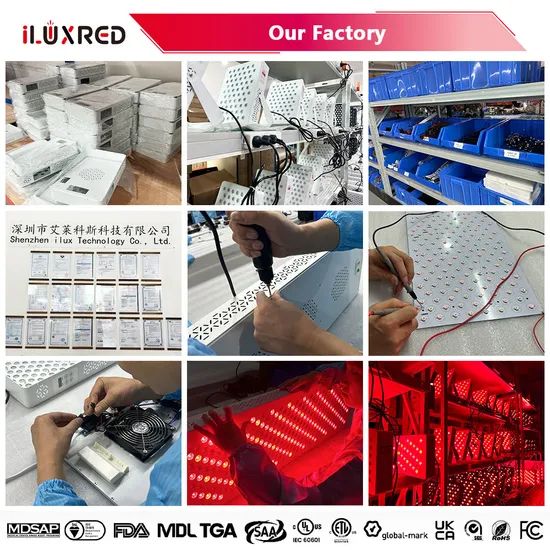 3000W 600LEDs Low Cost Colour Panel Light Light Infrar Panel Red LED Grow Light Panel for LED Infrared Light Therapy OEM Wholesale - Image 4