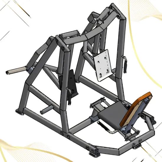 Gym Strength Fitness Equipment Seated Leg Press (Dual Track) China Body Building - Image 1
