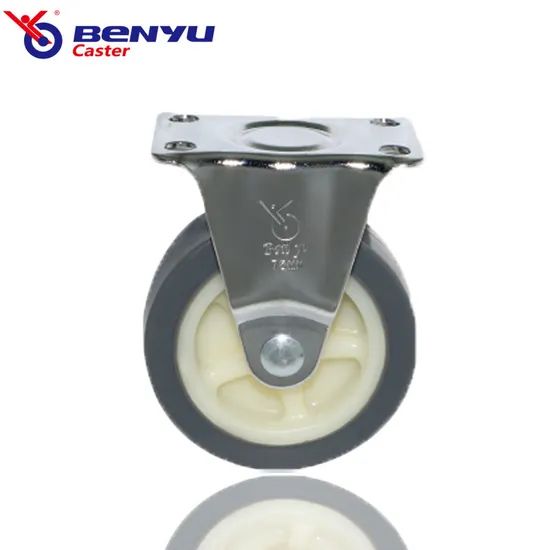 1 5 Inch Brake Caster Wheel Light Duty Furniture Castors - Image 2