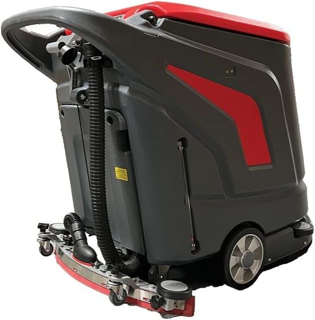 LAUCO Walk-Behind Auto Floor Scrubber Machine, 20-Gal Commercial Battery Powered - Image 3