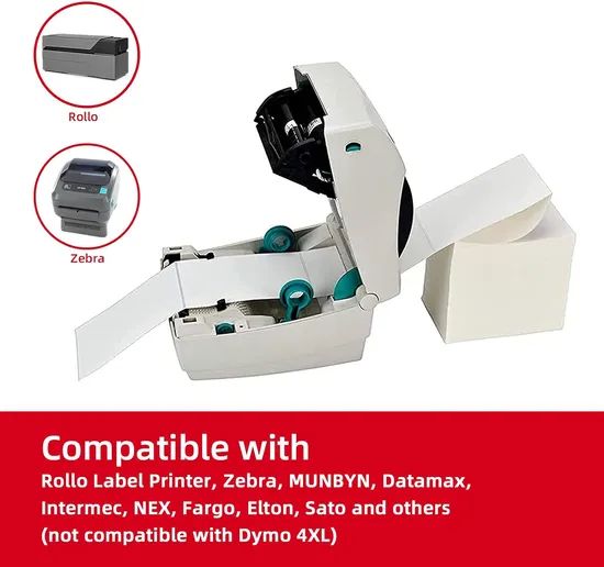 Customized Shipping Label Logistics Packaging Labels1000PCS Fanfold Sticker Rolls for Packaging - Image 3