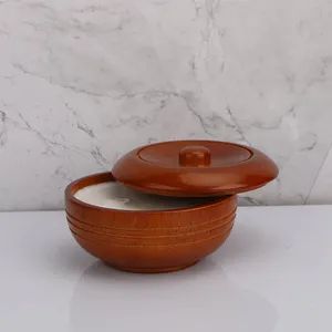 Private Label Straight Razor Shaving Kits Wooden Shaving Soap Bowl - Image 5