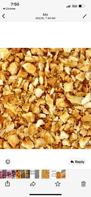 Dehydrated onion powder Garlic powder. onion flackes.GarDry orange peel . Frozen mango. Hard wood charcoal . - Image 6