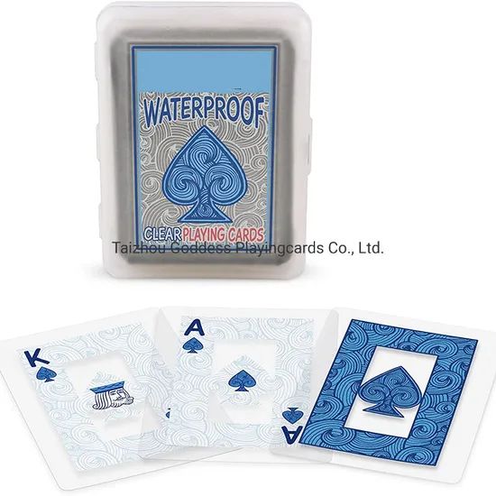 Customized Waterproof Paper Playing Cards Fillet 87x24mm Multicolour Box 1Y MOQ100 - Image 3