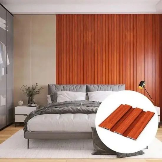 Embossed WPC Regid Vinyl Sheet Wall Panel Wood Plastic Composite Boards - Image 1