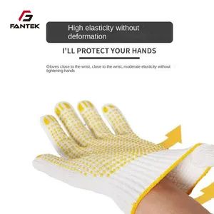 Heavy-Duty Protective Gloves with PVC Dots for Safe Handling Size S-XL Color Blue Length Long Model NO. GSSD Trademark - Image 2