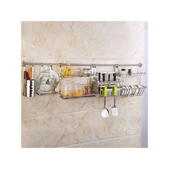 Condiment Storage Rack Double Layer Spice Jars Rack Kitchen Storage Holder Multifunction Kitchen Organizer Storage Shelf Rack - Image 2