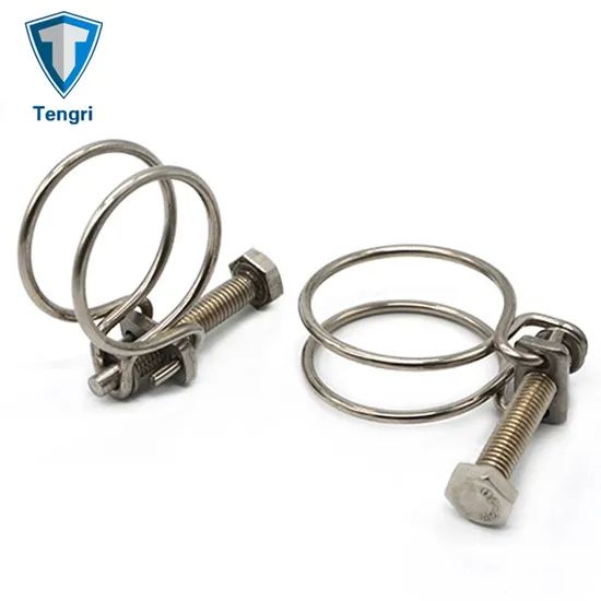 Large Size Fasteners Hose Clamp Double Wire Fastener Hose Clamp - Image 3