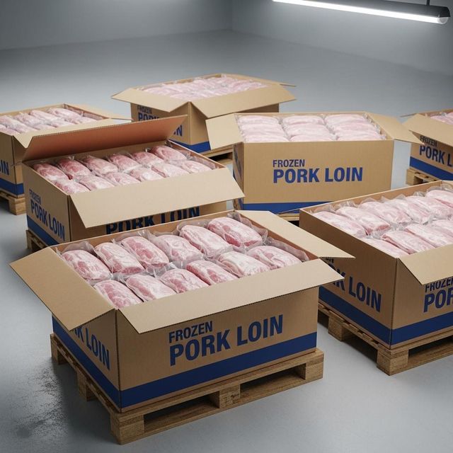 Frozen Pork Loin Carefully Frozen Meat Portion Maintaining Natural Texture For International Distribution - Image 4