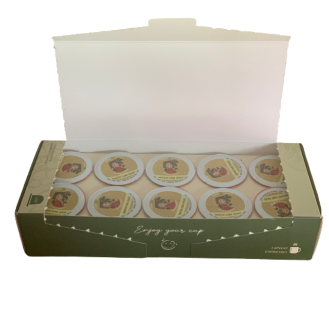 Vietnam Supplier Capsule Coffee Nespresso- Specialty Arabica Medium Dark roast Hiva's coffee 10 x 0.21 oz /cup - Image 4