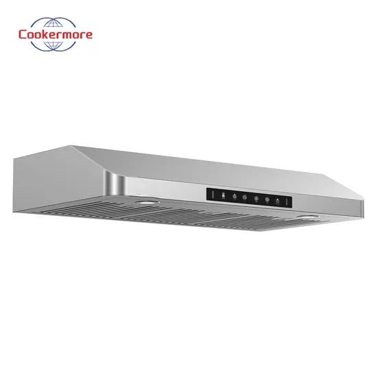 Slim Touch Control Stainless Steel Kitchen Smoke Extraction Range Hood - Image 2