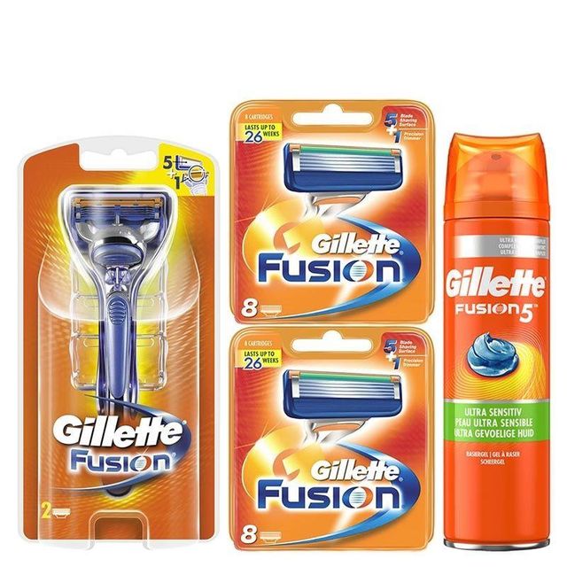 Gillette Fusion5 Set of 20 Shavers Replacement Set for Shavers, 5 Blades, Slide and Precision Trimmer - Image 4