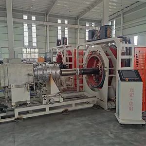 High Pressure Resistant Steel Frame PE Composite Pipe Automated Single Screw Plastic Extruder - Image 4