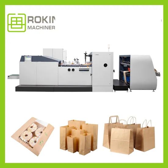 Paper Bag Forming Machine Heat Transfer Paper Bags Speed High Origin China Weight 6000kg Width 70-250mm Long 110-460mm Material - Image 1