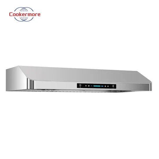 Slim Touch Control Stainless Steel Kitchen Smoke Extraction Range Hood - Image 1