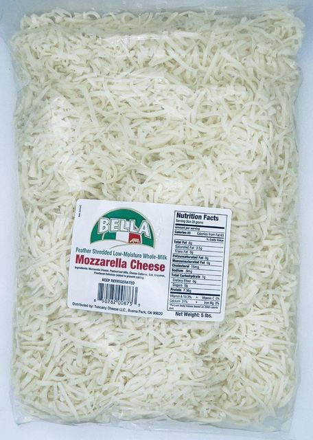 LMWM Shredded Mozzarella - Image 1
