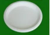 10 Inch Environmental Bagasse Pulp Round Plate Disposable Tableware Customized Customized Origin China Specification 100% sugarcane pulp - Image 6