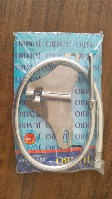Stainless Steel Jumbo Jet Spray Size Jumbo Color Silver Usage Toilets Mount Type Wall Material Stainless Steel Cleanability Easy To Clean And - Image 3