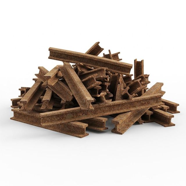 Factory Selected Used Rail Scraps With Strong Metal Composition For Smelting Demand Used Rail Scraps Bulk Export Supply - Image 5
