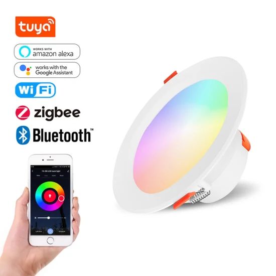 WiFi Remote APP Alexa Voice Control LED Smart Downlight RGB DMX Dimming Multicolor LED Recessed Lights - Image 1