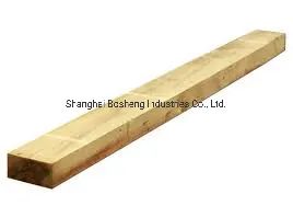 Wooden Sleeper UIC BS Rail Plain 1.1*1.1*0.8 110*110*80cm BS China ISO9001 - Image 2