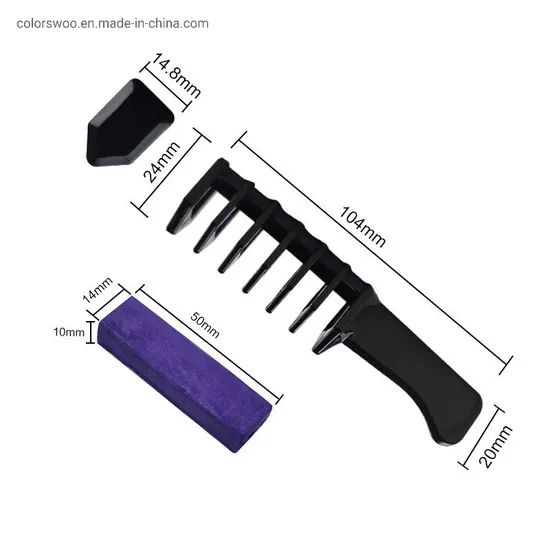 Hair Coloring Chalk Comb Salon for Kids Temporary Hair Color Origin China Type Hair Chalk Material Plastic Model NO. - Image 3