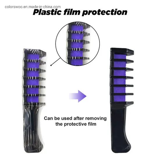 Hair Coloring Chalk Comb Salon for Kids Temporary Hair Color Origin China Type Hair Chalk Material Plastic Model NO. - Image 4