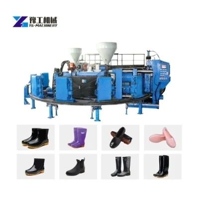 PP Shoe Cover Plastic Sole Shoes Making Sole Machine Condition New Weight 20 Tons Trademark YG/OEM Model NO. YG-216Y HS Code - Image 1