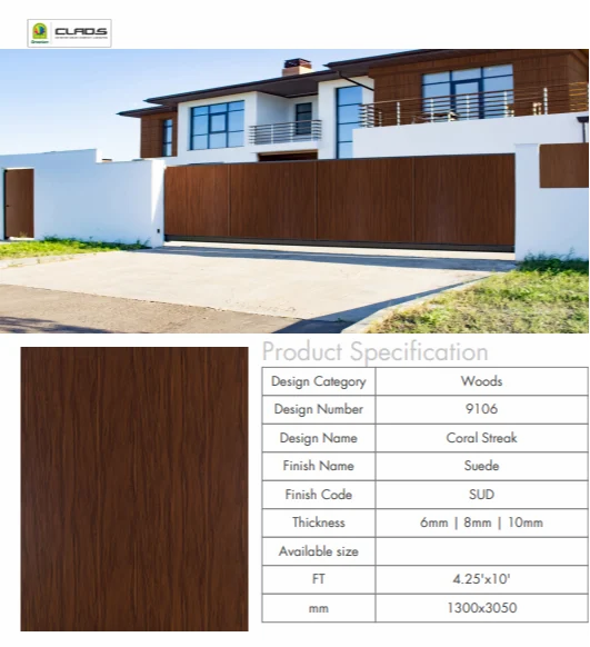 Exterior Wall Claddings Lifespan 12 Years Fire Retardant Fire Retardant Anti-dust Properties Anti-dust Technology Used Gle - Image 13