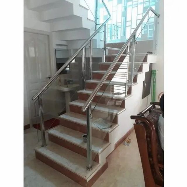 Stainless Steel Railings Height 1 - 2 Feet Surface Finish Chrome Material Grade SS 304 Material Stainless Steel Country of Origin Made in - Image 2